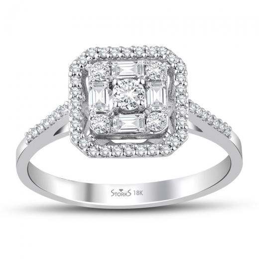 0.44 kt. Diamant Baguette Ring
